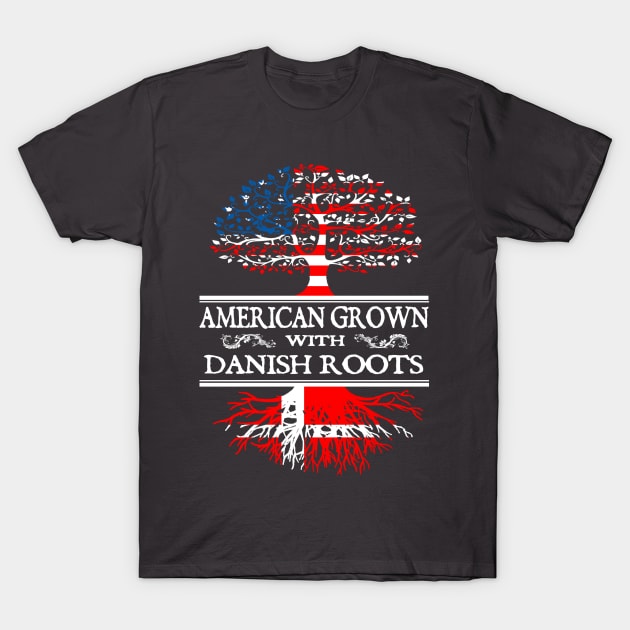 american grown with danish roots T-Shirt by mariejohnson0